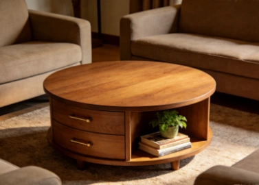 Coffee table with storage